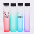 colorful frosted glass bottle water bottle portable